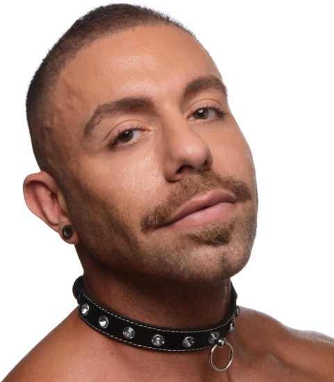 Picture of Rhinestone Choker with O-Ring - Clear