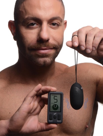 Picture of 25X Vibrating Silicone XL Egg with Remote Control