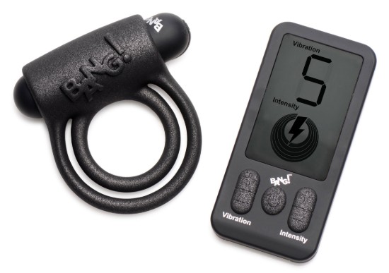 Picture of 25X Vibrating Silicone Cock Ring with Remote Control