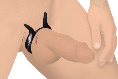 Picture of 10X Dual Stim Silicone Cock Ring
