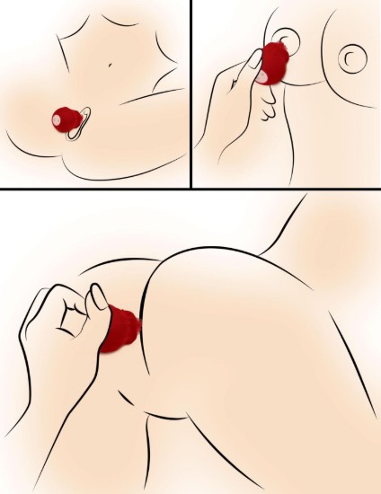 Picture of Bloomgasm Wild Violet 10X Silicone Clit Licking Stimulator - Red