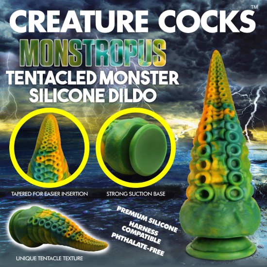 Picture of Monstropus Tentacled Monster Silicone Dildo