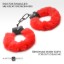 Picture of Cuffed In Fur Furry Handcuffs - Red