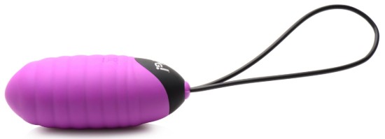 Picture of 28X Ribbed Silicone Vibrating Egg with Remote Control