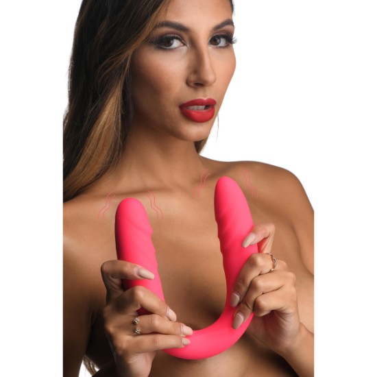 Picture of 7X Double Down Silicone Double Dildo with Remote