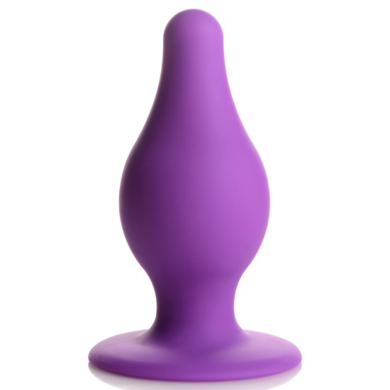 Picture of Squeezable Tapered Medium Anal Plug - Purple