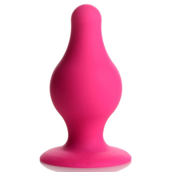 Picture of Squeezable Tapered Small Anal Plug - Pink