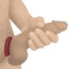 Picture of Velcro Leather Cock Ring - Red