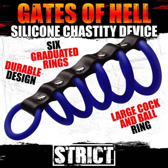 Picture of Silicone Gates of Hell Chastity Device