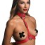 Picture of Red Female Chest Harness- Medium/Large