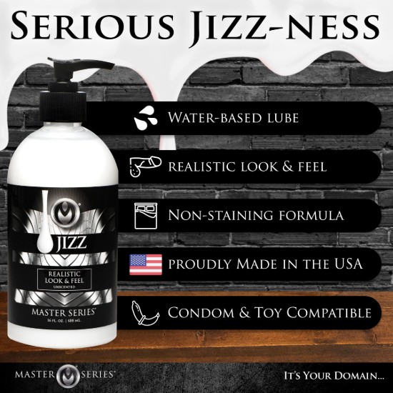 Picture of Jizz Unscented Water-Based Lube - 16oz