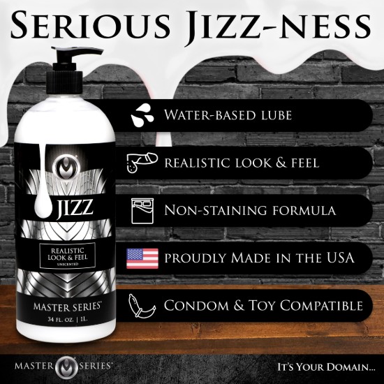 Picture of Jizz Unscented Water-Based Lube - 34oz