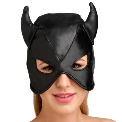 Picture of Fetish Hood with Horns