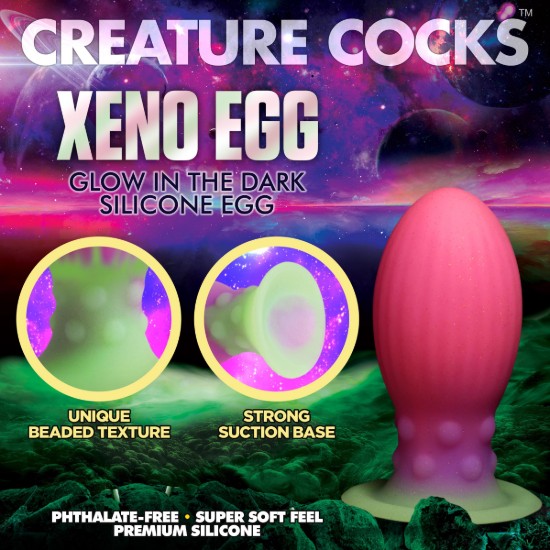 Picture of Xeno Egg Glow in the Dark Silicone Egg - Large