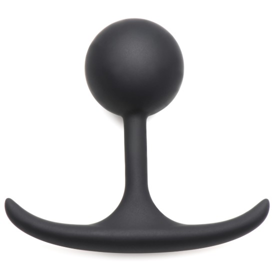Picture of Premium Silicone Round Weighted Anal Plug - Small