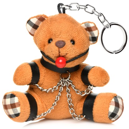 Picture of Gagged Teddy Bear Keychain