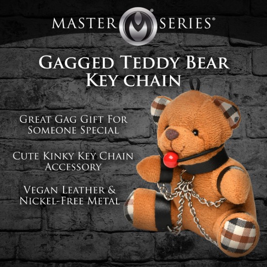 Picture of Gagged Teddy Bear Keychain