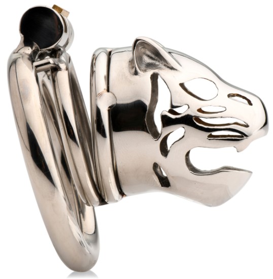 Picture of Caged Cougar Locking Chastity Cage