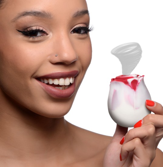 Picture of The Rose Lovers Gift Box 10x Clit Suction Rose - Swirl