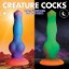 Picture of Space Cock Glow-in-the-Dark Silicone Alien Dildo