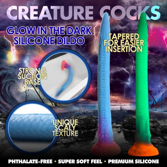 Picture of Makara Glow-in-the-Dark Silicone Snake Dildo