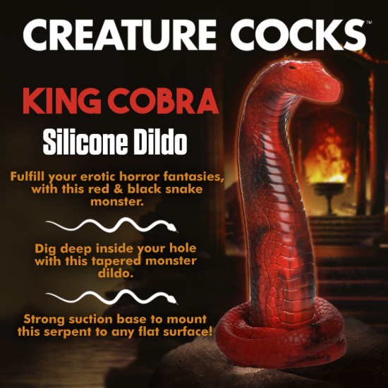 Picture of King Cobra Silicone Dildo
