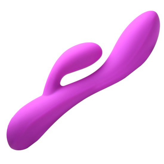 Picture of 10X Flexible Silicone Rabbit Vibrator - Purple