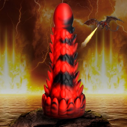Picture of Demon Rising Scaly Dragon Silicone Dildo