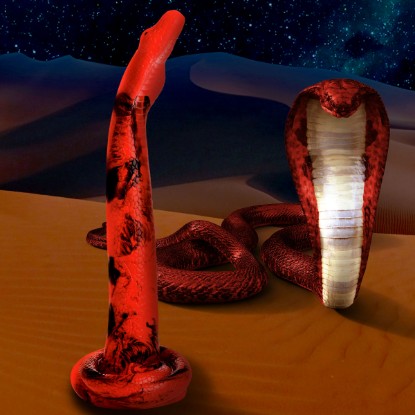Picture of King Cobra Silicone Dildo - 18 Inch