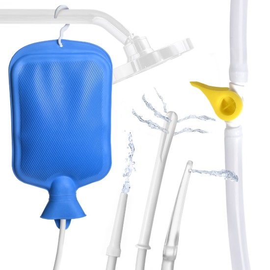 Picture of Deluxe Shower Enema Kit with 5 Tips