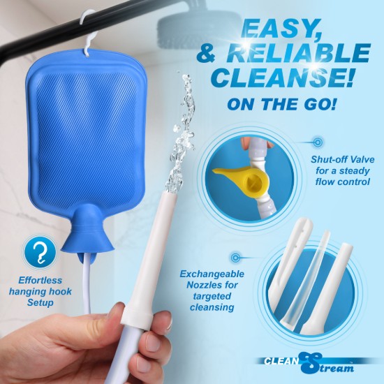 Picture of Deluxe Shower Enema Kit with 5 Tips