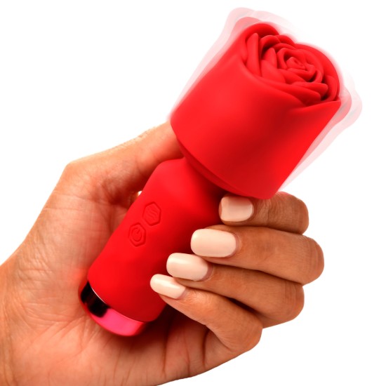 Picture of Pleasure Rose-Petite Mini Silicone Rose Wand
