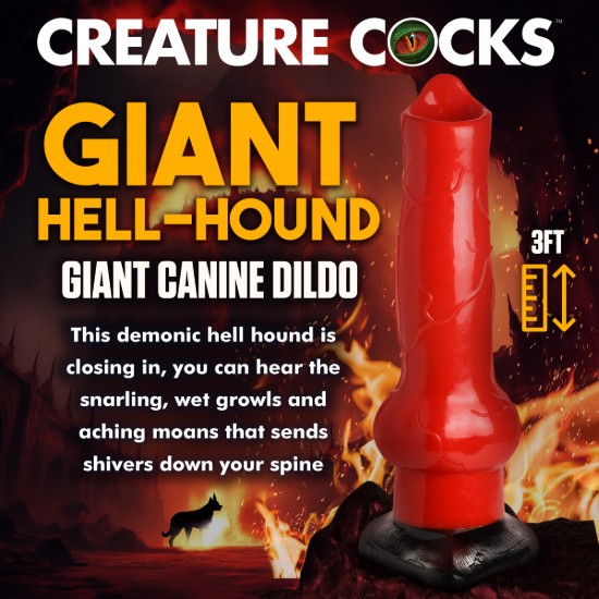 Picture of Giant Hell-Hound Canine 3ft Dildo