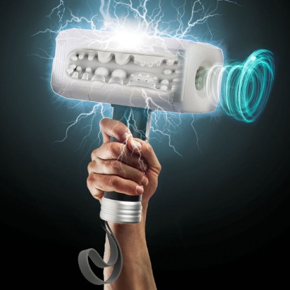 Picture of Thunder Stroker Sucking Masturbator