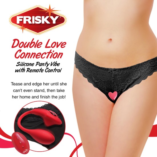 Picture of Double Love Connection Silicone Panty Vibe with Remote Control