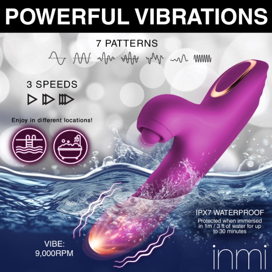 Picture of Bumping Bunny Thrusting & Pulsing Silicone Rabbit Vibrator