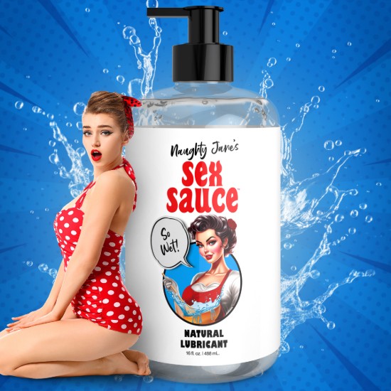 Picture of Naughty Jane's Sex Sauce Natural Lubricant - 16oz