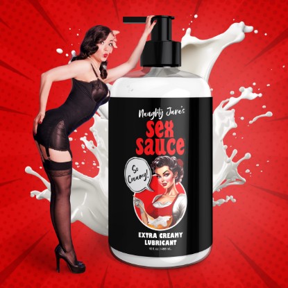 Picture of Naughty Jane's Sex Sauce Extra Creamy Lubricant - 16oz
