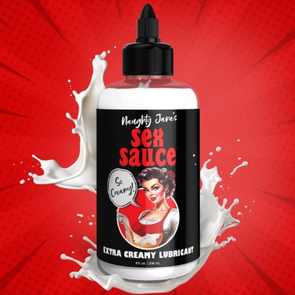Picture of Naughty Jane's Sex Sauce Extra Creamy Lubricant - 8oz