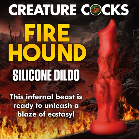 Picture of Fire Hound Silicone Dildo - Medium