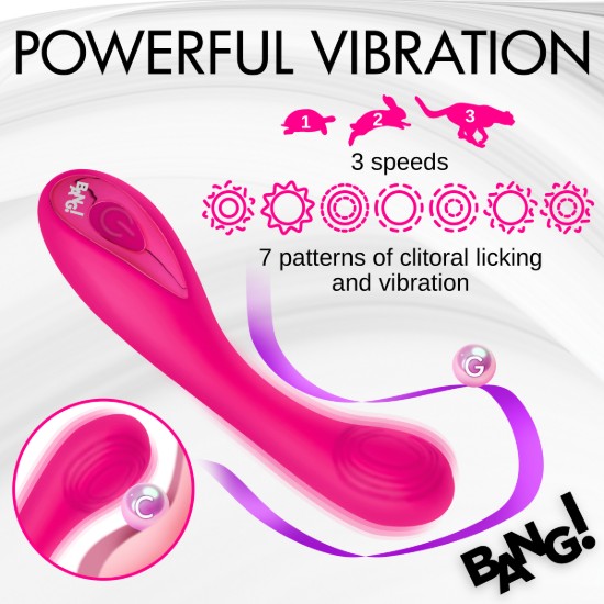 Picture of G-Spot Silicone Vibrator - Pink