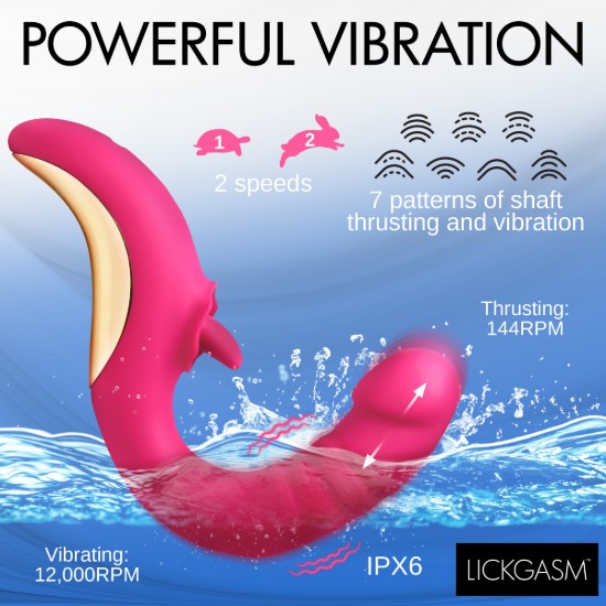 Picture of Tease and Please Thrusting and Licking Vibrator