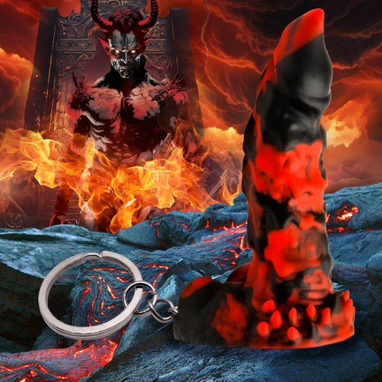 Picture of Fire Demon Mini Dildo Key Chain