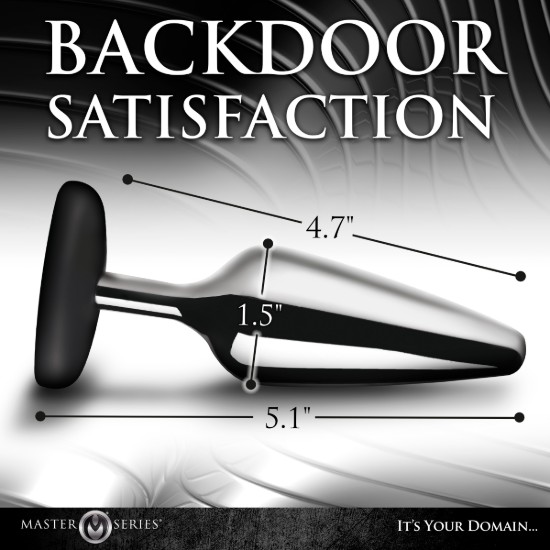 Picture of Butt Slut Metal & Silicone Butt Plug