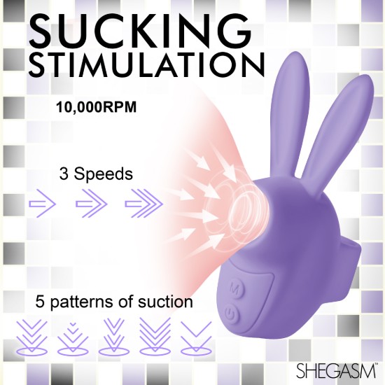 Picture of Sucky Bunny Clit Stimulator - Purple