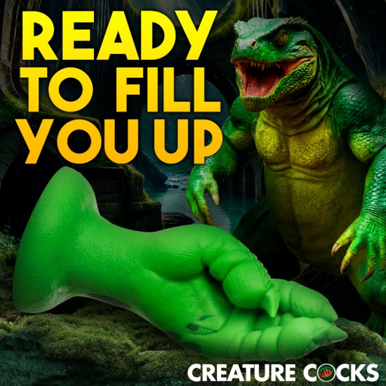 Picture of Raptor Claw Fisting Silicone Dildo - Green