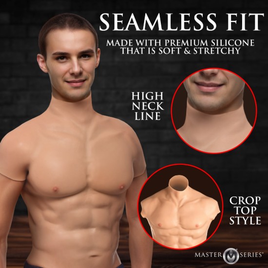 Picture of Ripped Silicone Male Chest - Large