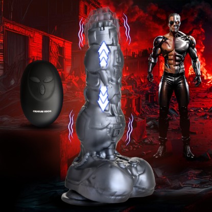 Picture of Cyborg Cock Thrusting and Vibrating Silicone Dildo