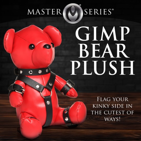 Picture of Gimp Teddy Bear - Red