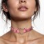 Picture of Spiked Heart Choker - Pink